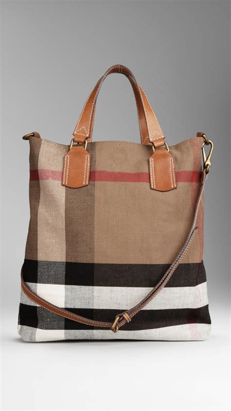 burberry xl oversized tote|burberry medium canvas check tote.